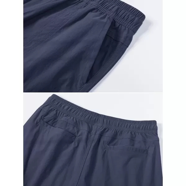 MAGCOMSEN Women's 5" Hiking Athletic Shorts 4 Pockets Quick Dry Outdoor Summer Running Yoga Workout Gym Shorts