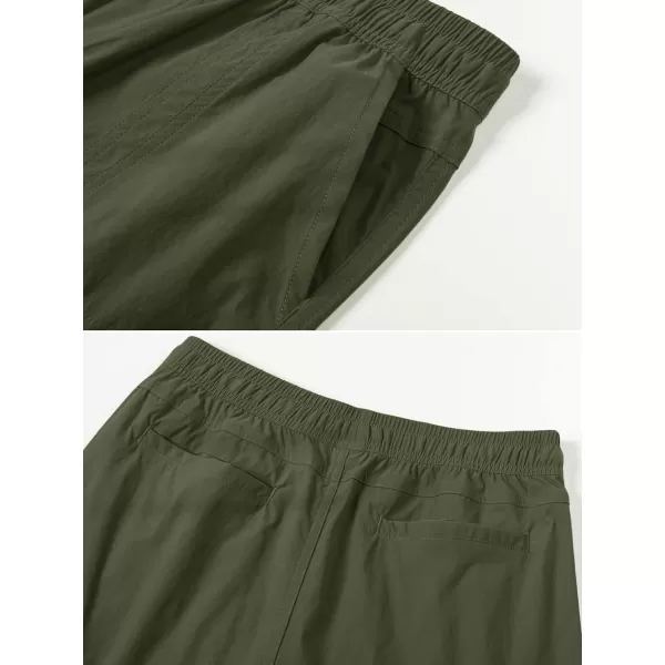 MAGCOMSEN Women's 5" Hiking Athletic Shorts 4 Pockets Quick Dry Outdoor Summer Running Yoga Workout Gym Shorts
