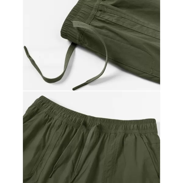 MAGCOMSEN Women's 5" Hiking Athletic Shorts 4 Pockets Quick Dry Outdoor Summer Running Yoga Workout Gym Shorts