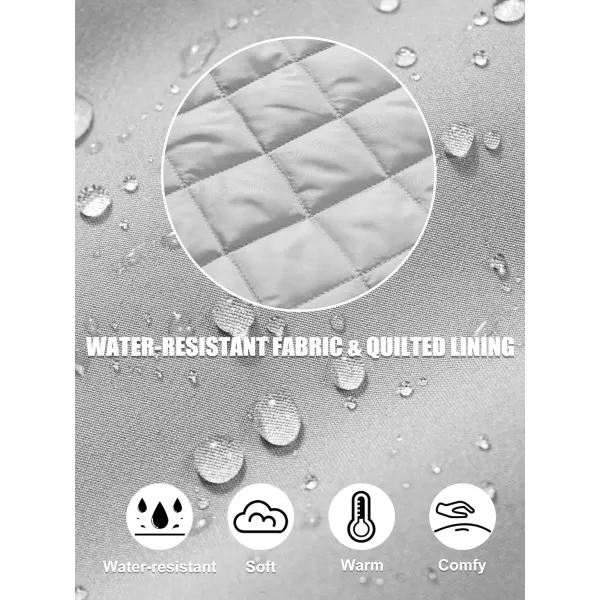 MAGCOMSEN Women's Bomber Puffer Jacket Winter Warm Padded Coat Casual Zip Up Outerwear Windbreaker with Pockets