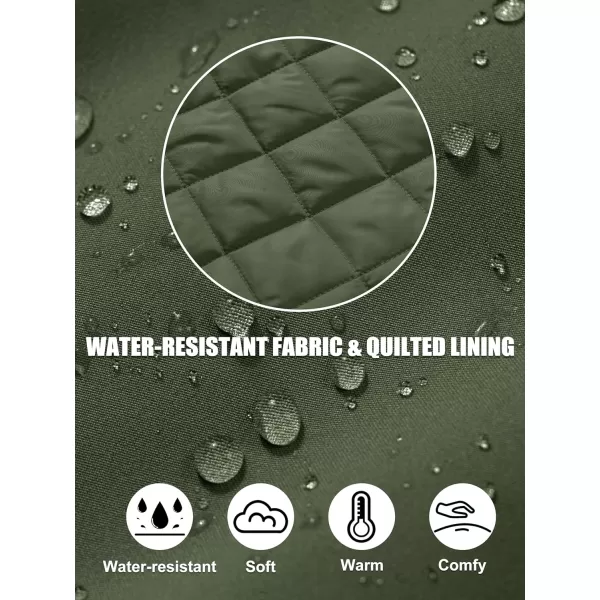 MAGCOMSEN Women's Bomber Puffer Jacket Winter Warm Padded Coat Casual Zip Up Outerwear Windbreaker with Pockets