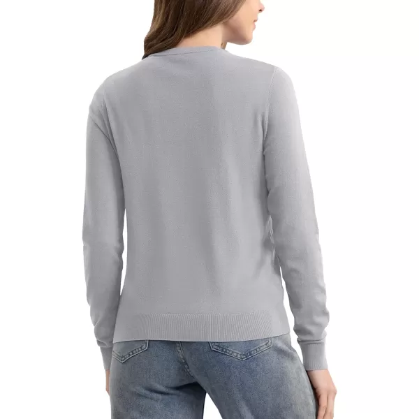MAGCOMSEN Women's Classic Cardigan Sweater Long Sleeve Button Down Crew Neck Open Front Casual Knit Cardigan