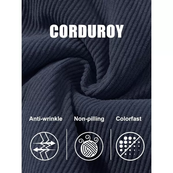 MAGCOMSEN Women's Corduroy Jacket Sherpa Fleece Lined Coat Button Up Warm Casual Heavyweight Trucker Jacket with Pockets