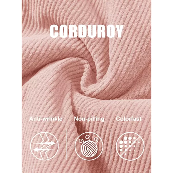 MAGCOMSEN Women's Corduroy Jacket Sherpa Fleece Lined Coat Button Up Warm Casual Heavyweight Trucker Jacket with Pockets