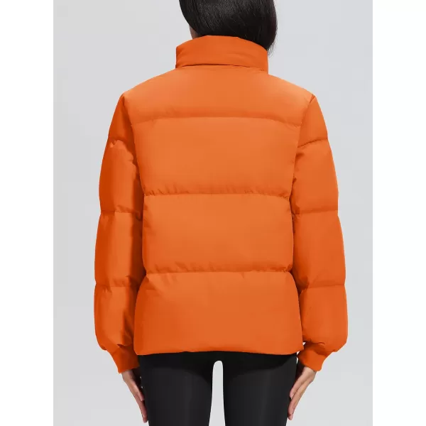 MAGCOMSEN Women's Down Jacket Baggy Puffer Jackets Stand Collar Water-resistant Winter Padded Quilted Coat with Pockets