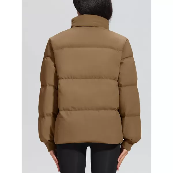 MAGCOMSEN Women's Down Jacket Baggy Puffer Jackets Stand Collar Water-resistant Winter Padded Quilted Coat with Pockets