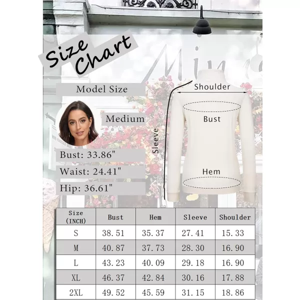 MAGCOMSEN Womens Half Zip Pullover Velour Stand Collar Casual Sweater Long Sleeve Solid Sweatshirts with Pockets
