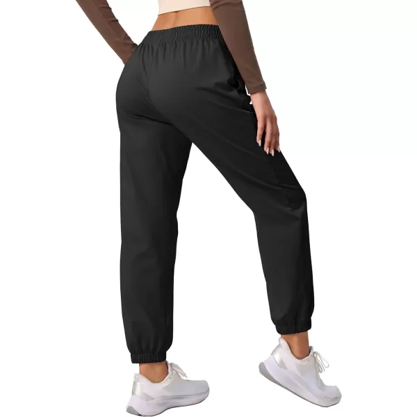 MAGCOMSEN Women's Joggers with Pockets Fleece Lined Water Resistant Warm Sweatpants Winter Jogging Hiking Pants