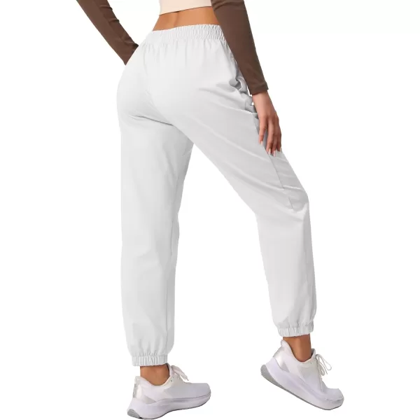 MAGCOMSEN Women's Joggers with Pockets Fleece Lined Water Resistant Warm Sweatpants Winter Jogging Hiking Pants