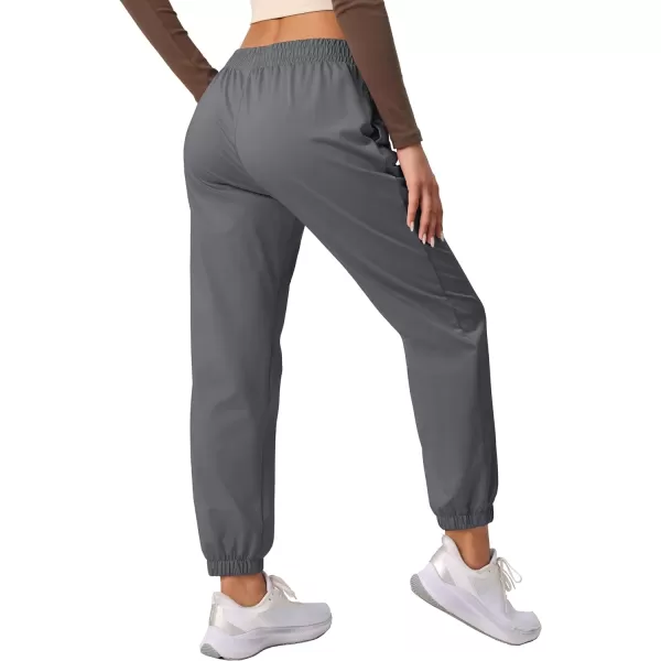 MAGCOMSEN Women's Joggers with Pockets Fleece Lined Water Resistant Warm Sweatpants Winter Jogging Hiking Pants