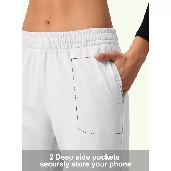 MAGCOMSEN Women's Joggers with Pockets Fleece Lined Water Resistant Warm Sweatpants Winter Jogging Hiking Pants