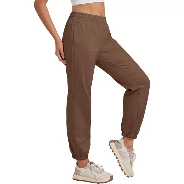 MAGCOMSEN Women's Joggers with Pockets Fleece Lined Water Resistant Warm Sweatpants Winter Jogging Hiking Pants