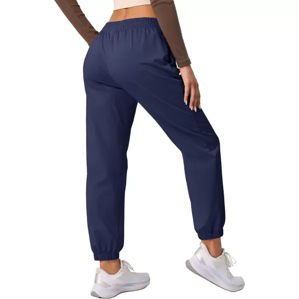 MAGCOMSEN Women's Joggers with Pockets Fleece Lined Water Resistant Warm Sweatpants Winter Jogging Hiking Pants