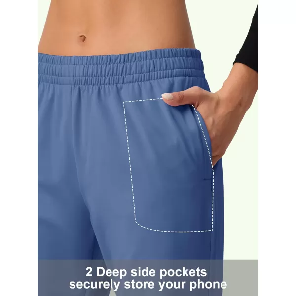 MAGCOMSEN Women's Joggers with Pockets Fleece Lined Water Resistant Warm Sweatpants Winter Jogging Hiking Pants