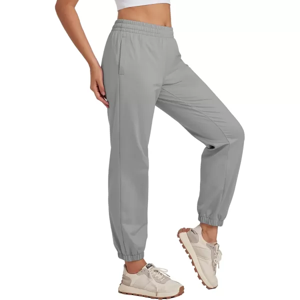 MAGCOMSEN Women's Joggers with Pockets Fleece Lined Water Resistant Warm Sweatpants Winter Jogging Hiking Pants