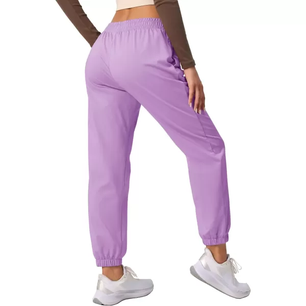 MAGCOMSEN Women's Joggers with Pockets Fleece Lined Water Resistant Warm Sweatpants Winter Jogging Hiking Pants
