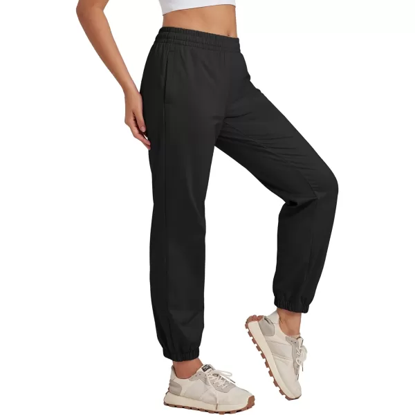 MAGCOMSEN Women's Joggers with Pockets Fleece Lined Water Resistant Warm Sweatpants Winter Jogging Hiking Pants