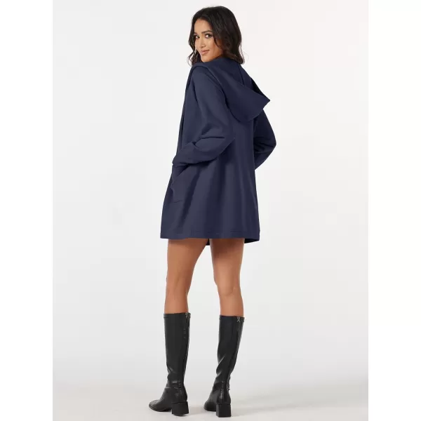 MAGCOMSEN Women's Open Front Cardigan Knit Lightweight Coatigan Jacket Hooded Sweater Coat 2 Pockets 2024 Spring Casual