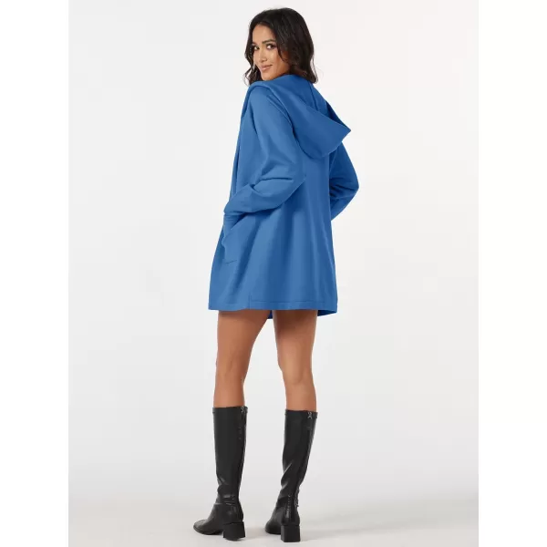 MAGCOMSEN Women's Open Front Cardigan Knit Lightweight Coatigan Jacket Hooded Sweater Coat 2 Pockets 2024 Spring Casual