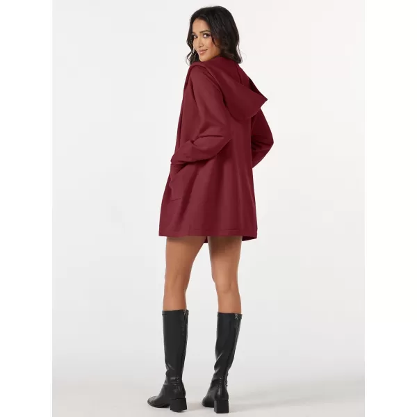 MAGCOMSEN Women's Open Front Cardigan Knit Lightweight Coatigan Jacket Hooded Sweater Coat 2 Pockets 2024 Spring Casual