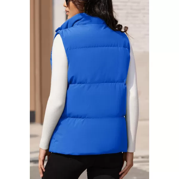MAGCOMSEN Women's Puffer Vest Sleeveless Down Coat Zip Up Outerwear Lightweight Winter Padded Gilet Jacket with Pockets