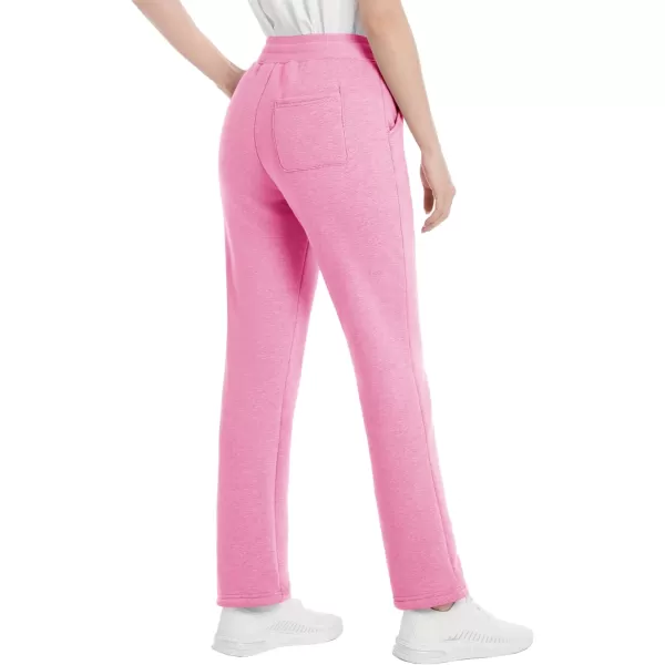 MAGCOMSEN Women's Sherpa Lined Sweatpants Warm Fleece Pants with Pockets Winter Jogger Regular Fit Drawstring