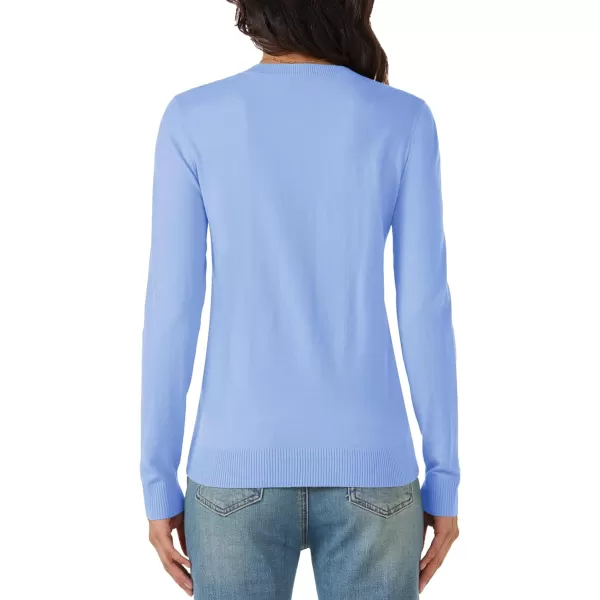 MAGCOMSEN Women's V Neck Sweater 2024 Spring Casual Long Sleeve Tops Knit Lightweight Pullover Sweaters Jumper