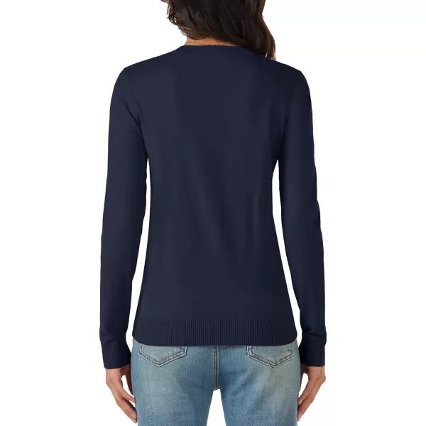 MAGCOMSEN Women's V Neck Sweater 2024 Spring Casual Long Sleeve Tops Knit Lightweight Pullover Sweaters Jumper