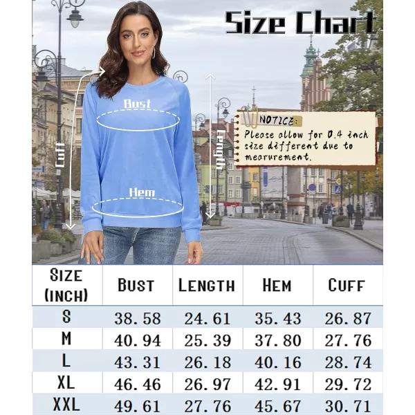 MAGCOMSEN Women's Velour Sweatshirts Crewneck Long Sleeve Casual Pullover Soft Warm Shirts Velvet Tops Winter Fall