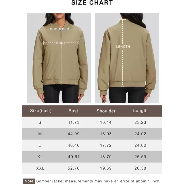 MAGCOMSEN Women's Winter Bomber Jacket Casual Basic Zip Up Padded Coats Water Resistant Long Sleeve Outwear with Pockets