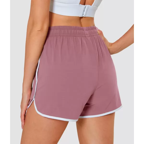MAGOCOMSEN Women's Running Shorts Quick Dry Lightweight Athletic Workout Shorts with Pockets 3" Summer Outdoor Shorts