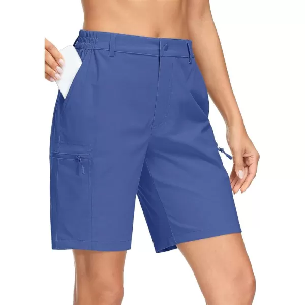 MAGCOMSEN Hiking Shorts for Women Quick Dry Cargo Shorts Lightweight Pockets Outdoor Summer Casual Active Golf Shorts
