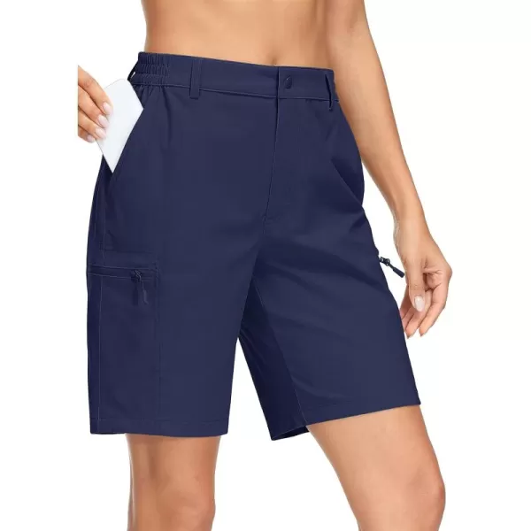 MAGCOMSEN Hiking Shorts for Women Quick Dry Cargo Shorts Lightweight Pockets Outdoor Summer Casual Active Golf Shorts