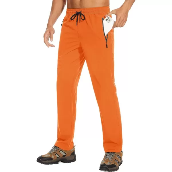 MAGCOMSEN Mens Hiking Pants Quick Dry Lightweight Joggers Athletic Outdoor Pants with 3 Zipper Pockets