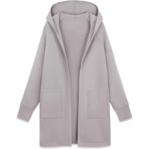 MAGCOMSEN Women's Open Front Cardigan Knit Lightweight Coatigan Jacket Hooded Sweater Coat 2 Pockets 2024 Spring Casual