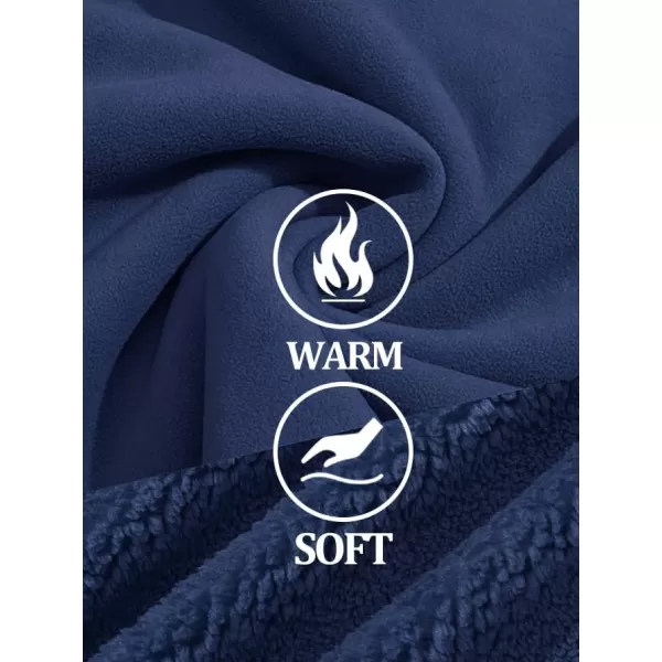 MAGCOMSEN Men's Fluffy Fuzzy Sherpa Fleece Jacket Full Zip Stand Collar 3 Pockets Casual Winter Coats Outwear