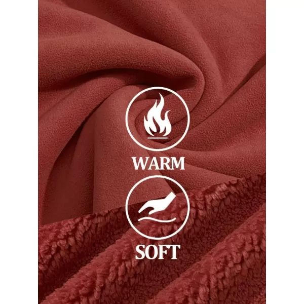 MAGCOMSEN Men's Fluffy Fuzzy Sherpa Fleece Jacket Full Zip Stand Collar 3 Pockets Casual Winter Coats Outwear
