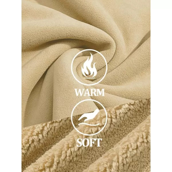 MAGCOMSEN Men's Fluffy Fuzzy Sherpa Fleece Jacket Full Zip Stand Collar 3 Pockets Casual Winter Coats Outwear