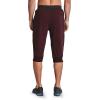 imageMAGCOMSEN Mens 34 Joggers Capri Pants with Zipper Pockets Slim Fit Training Running Workout Capri Joggers2 Red