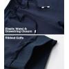 imageMAGCOMSEN Mens 34 Joggers Capri Pants with Zipper Pockets Slim Fit Training Running Workout Capri JoggersBlack