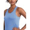 imageMAGCOMSEN Womens Racerback Tank Tops UPF 50 Workout Shirts Quick Dry Sun Protection Sleeveless Tops for Gym Yoga01light Blue