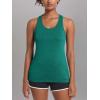 imageMAGCOMSEN Womens Racerback Tank Tops UPF 50 Workout Shirts Quick Dry Sun Protection Sleeveless Tops for Gym YogaJade Green