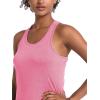 imageMAGCOMSEN Womens Racerback Tank Tops UPF 50 Workout Shirts Quick Dry Sun Protection Sleeveless Tops for Gym YogaPink