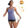 imageMAGCOMSEN Womens Racerback Tank Tops UPF 50 Workout Shirts Quick Dry Sun Protection Sleeveless Tops for Gym YogaViolet