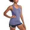 imageMAGCOMSEN Womens Racerback Tank Tops UPF 50 Workout Shirts Quick Dry Sun Protection Sleeveless Tops for Gym YogaViolet