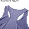 imageMAGCOMSEN Womens Racerback Tank Tops UPF 50 Workout Shirts Quick Dry Sun Protection Sleeveless Tops for Gym YogaViolet