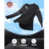 imageMAGCOMSEN Womens Workout Running Long Sleeve Top Athletic Hiking Sun Shirt Active Dry Fit Lightweight T Shirt UPF 80Black
