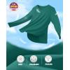 imageMAGCOMSEN Womens Workout Running Long Sleeve Top Athletic Hiking Sun Shirt Active Dry Fit Lightweight T Shirt UPF 80Emerald Green