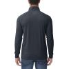 imageMAGCOMSEN Mens 14 Zip Pullover UPF 50 Long Sleeve Sun Protection Sports Shirts Lightweight Athletic Workout ShirtBlack
