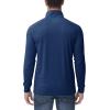 imageMAGCOMSEN Mens 14 Zip Pullover UPF 50 Long Sleeve Sun Protection Sports Shirts Lightweight Athletic Workout ShirtDark Blue